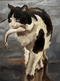 Cat with Fish